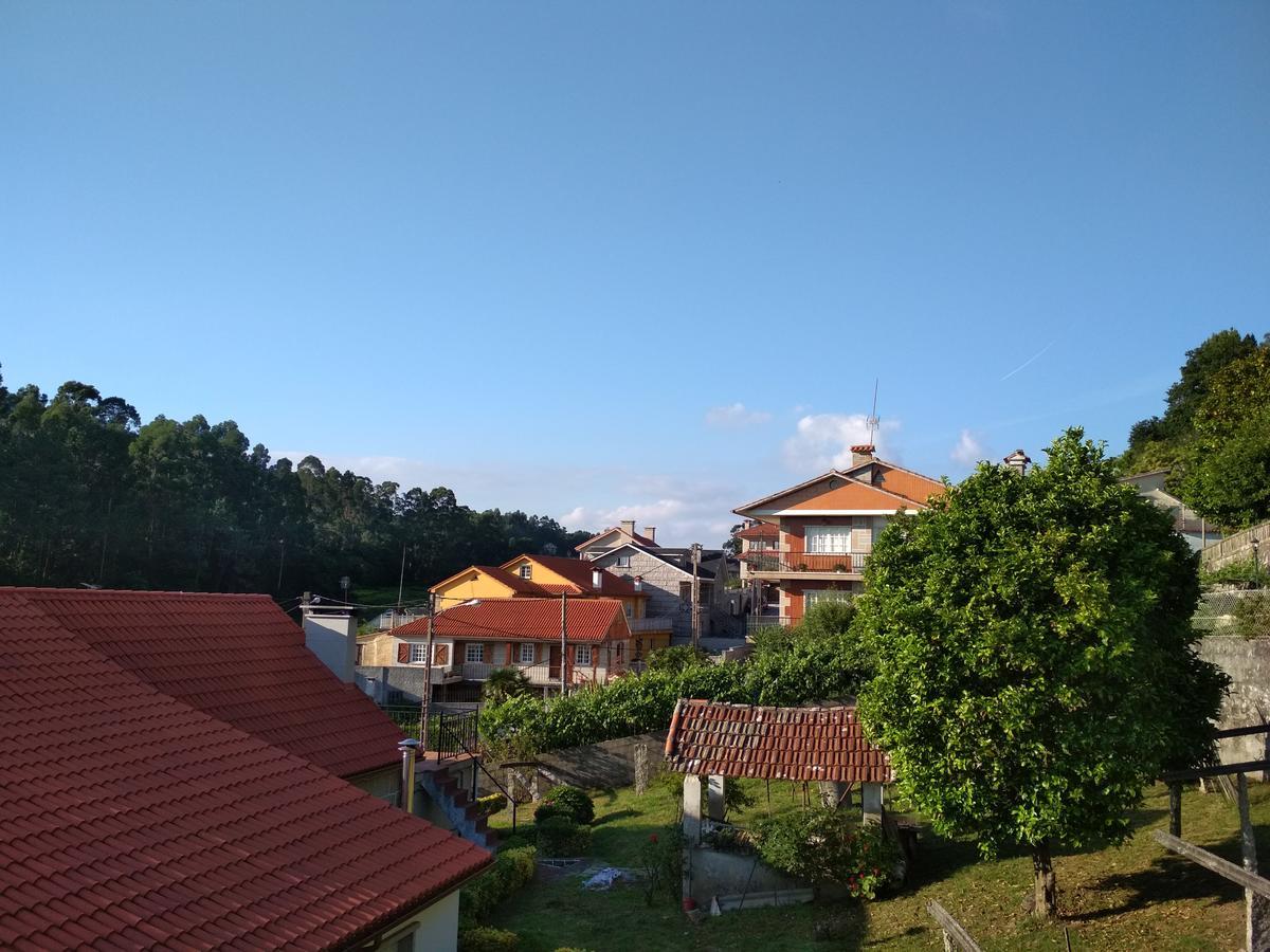Villa Oubina Poio Bagian luar foto